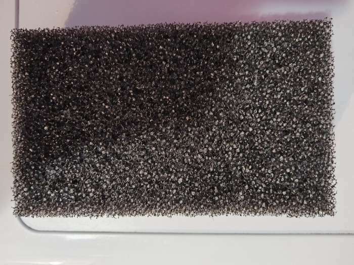 Фотография покупателя товара Губка для тела «Секрет красоты», жёсткая, антицеллюлитная, чёрная - Фото 1