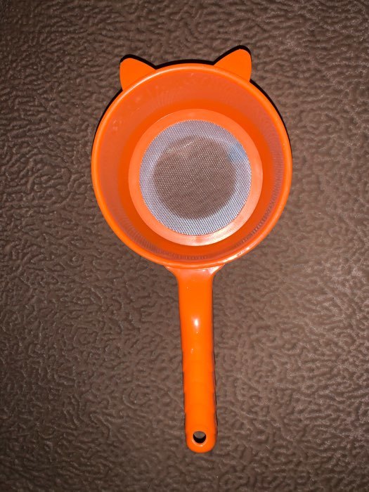 Фотография покупателя товара Сито пластиковое круглое с ручкой «Ушки», d=12 см, цвет МИКС - Фото 5