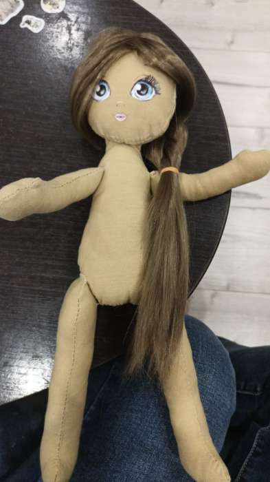 Фотография покупателя товара Набор для шитья. Интерьерная кукла «Лорен», 30 см - Фото 1