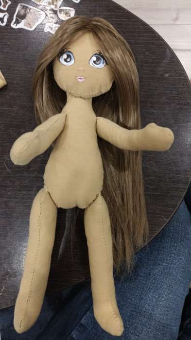 Фотография покупателя товара Набор для шитья. Интерьерная кукла «Лорен», 30 см - Фото 2