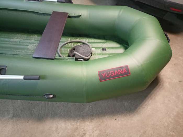 Фотография покупателя товара Лодка YUGANA Н-300 НД, надувное дно, цвет олива - Фото 1