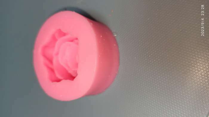 Фотография покупателя товара Молд силикон "Роза" 3х4х4 см