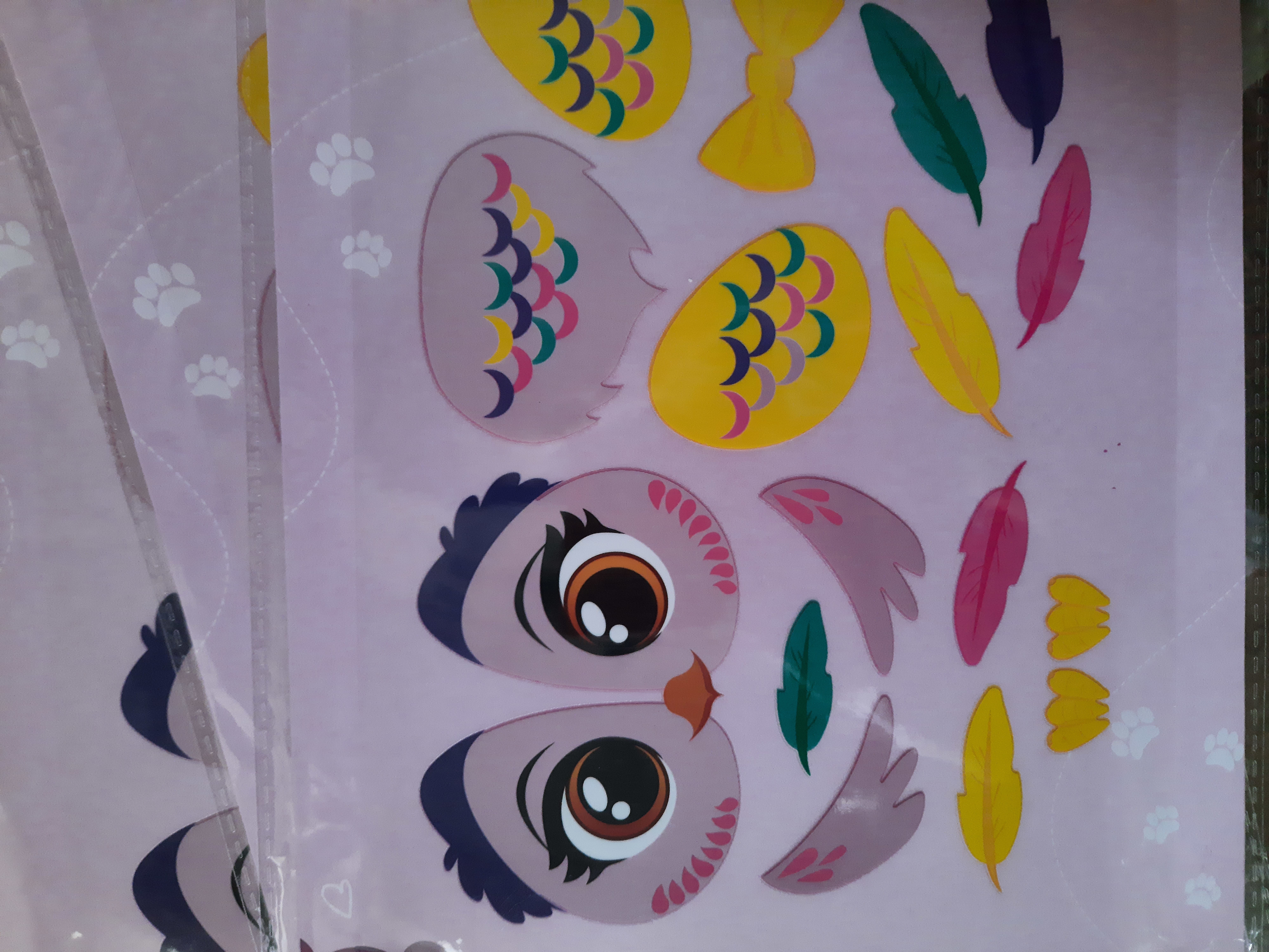 Фотография покупателя товара Термонаклейка для декорирования текстильных изделий «Совушка», 20×15 см - Фото 1