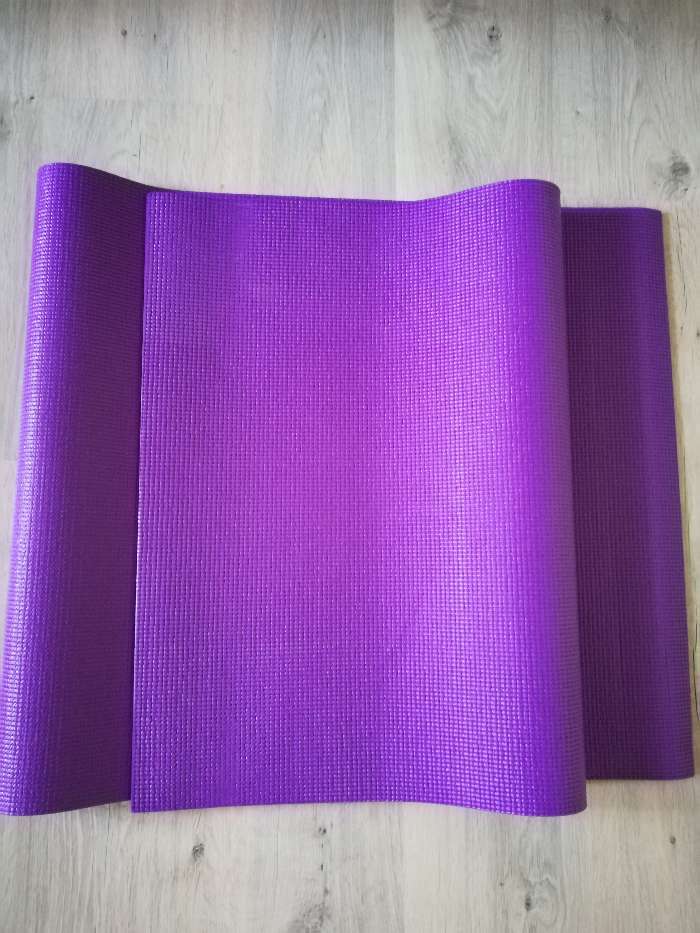 Фотография покупателя товара Коврик для йоги Sangh, 173×61×0,6 см, цвет розовый - Фото 5