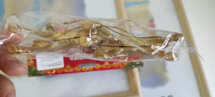 Фотография покупателя товара Украшение ёлочное "Благородный олень" (набор 2 шт) 8х15 см, золото - Фото 55