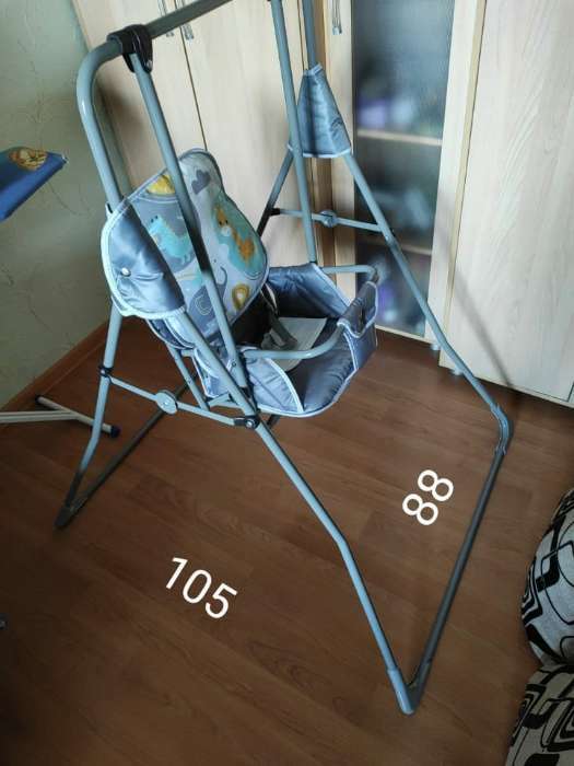 Фотография покупателя товара Качели детские напольные «Веселые зверята» - Фото 1