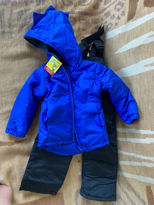 Фотография покупателя товара Костюм демисезонный детский, цвет ярко-синий, рост 86-92 см