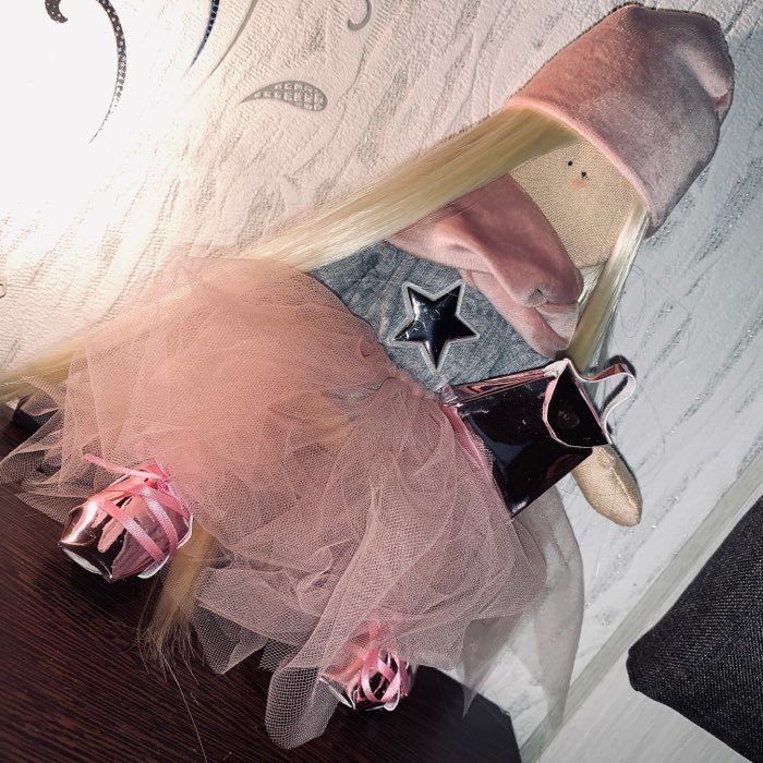 Фотография покупателя товара Набор для шитья. Интерьерные куклы «Подружки Вики и Ники- на праздник», 30 см - Фото 5