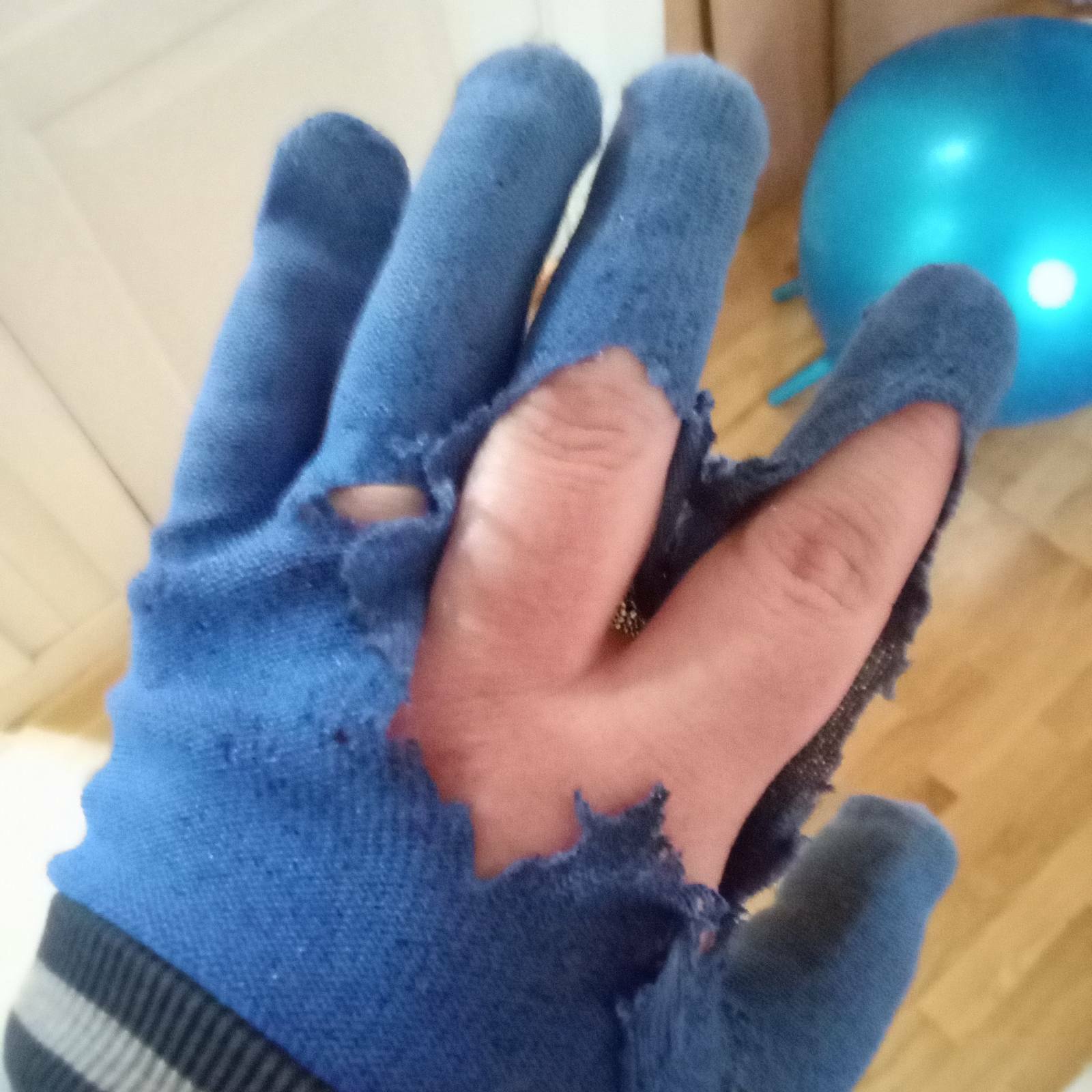 Фотография покупателя товара Перчатки рабочие, х/б, с нейлоновой нитью, с ПВХ точками, размер 8, синие, Greengo - Фото 3