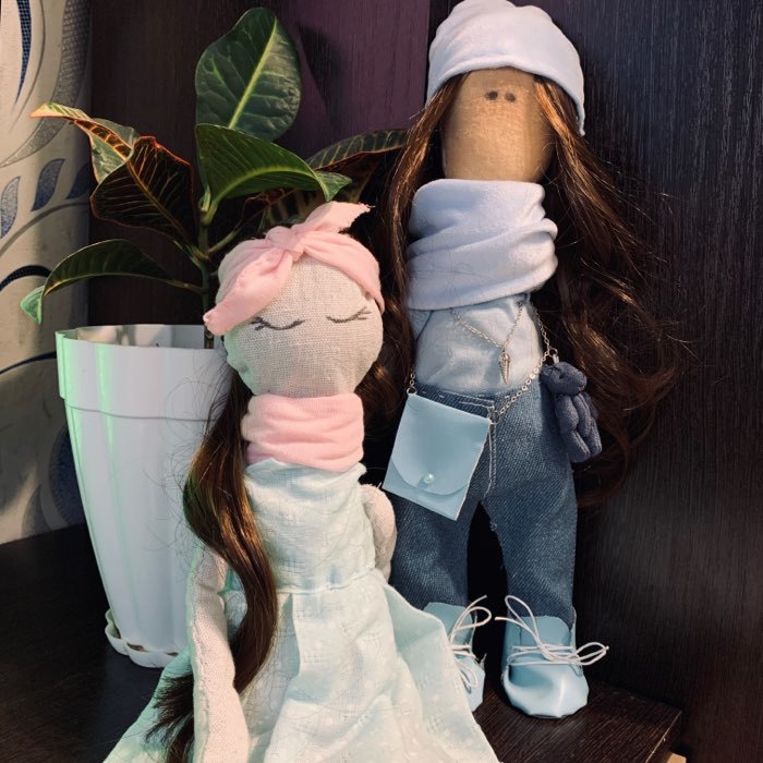 Фотография покупателя товара Набор для шитья. Интерьерная кукла «Кэтти», 30 см - Фото 5