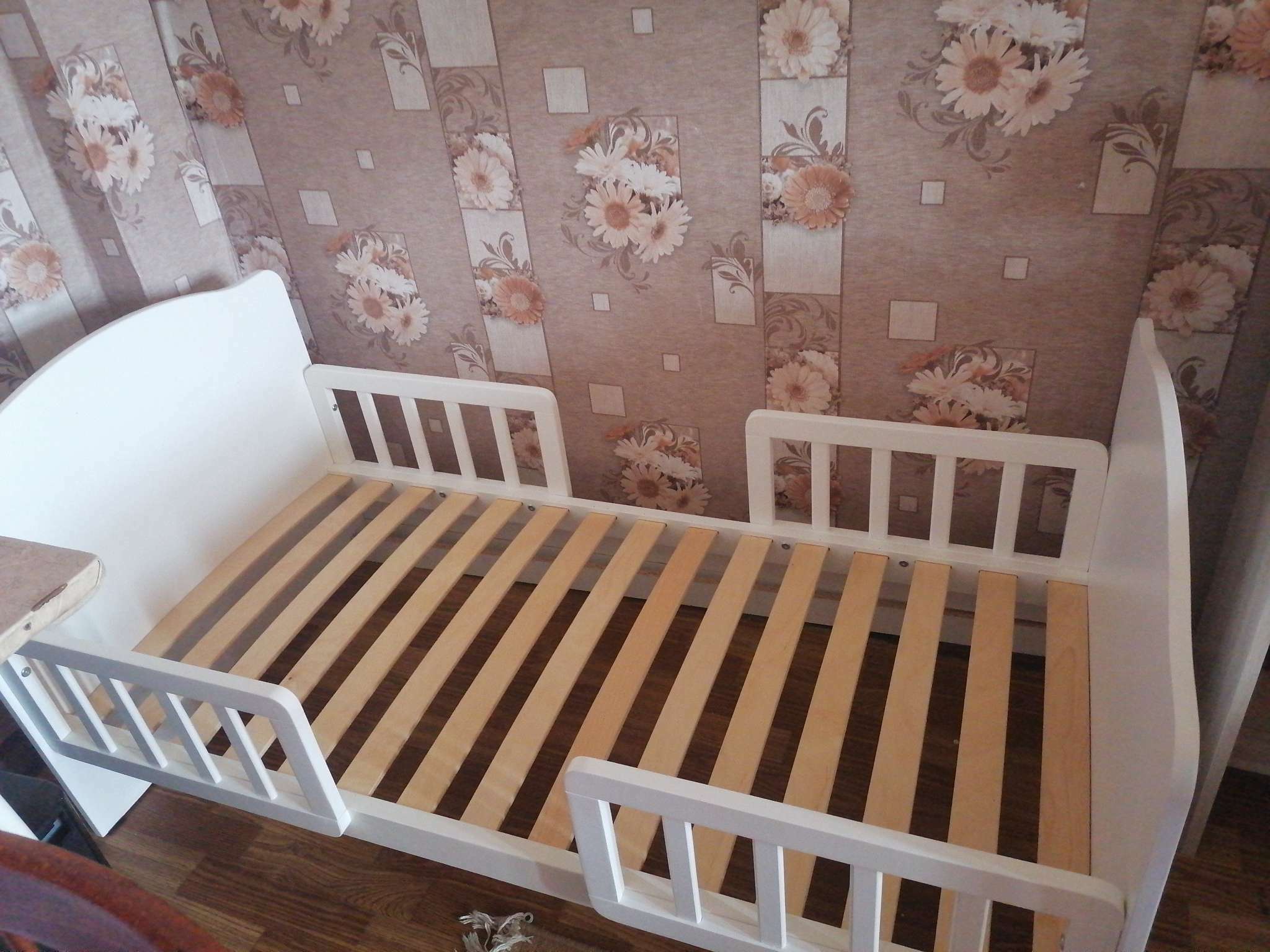Фотография покупателя товара Кровать детская Классика, спальное место 1400х700, цвет белый - Фото 13