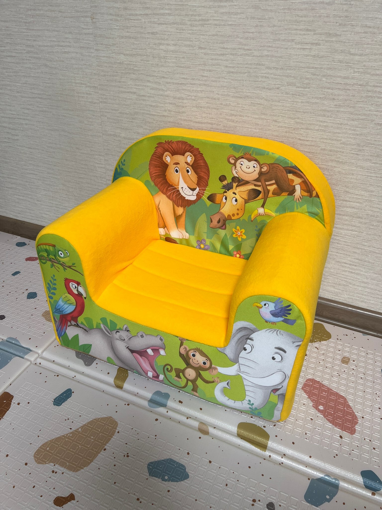 Фотография покупателя товара Мягкая игрушка-кресло «Африка», МИКС - Фото 1