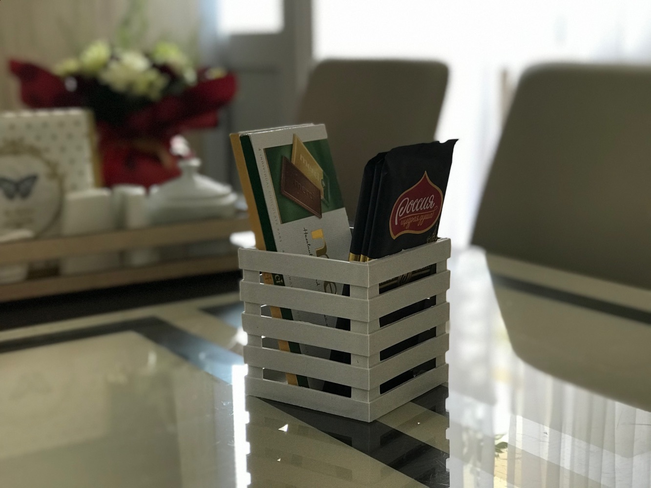 Фотография покупателя товара Кашпо квадратное «Заборчик», цвет белый - Фото 4