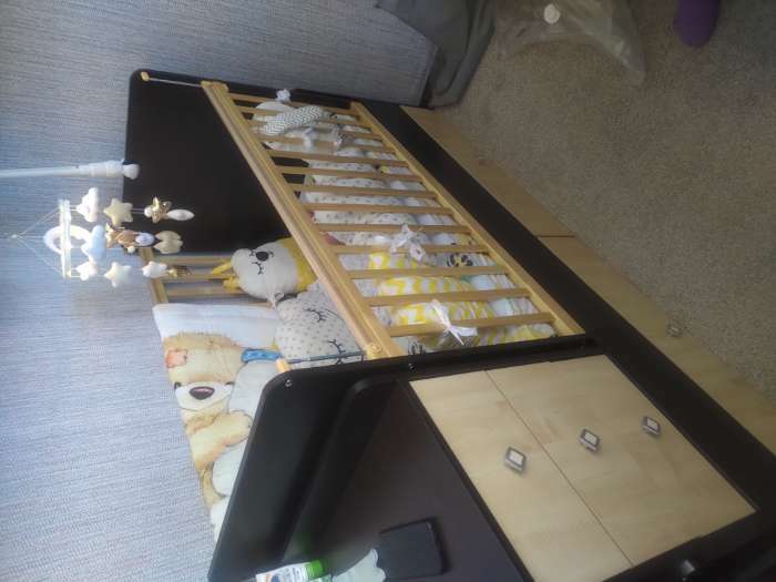 Фотография покупателя товара Кровать-трансформер «Фея 1100» слоновая кость - Фото 3