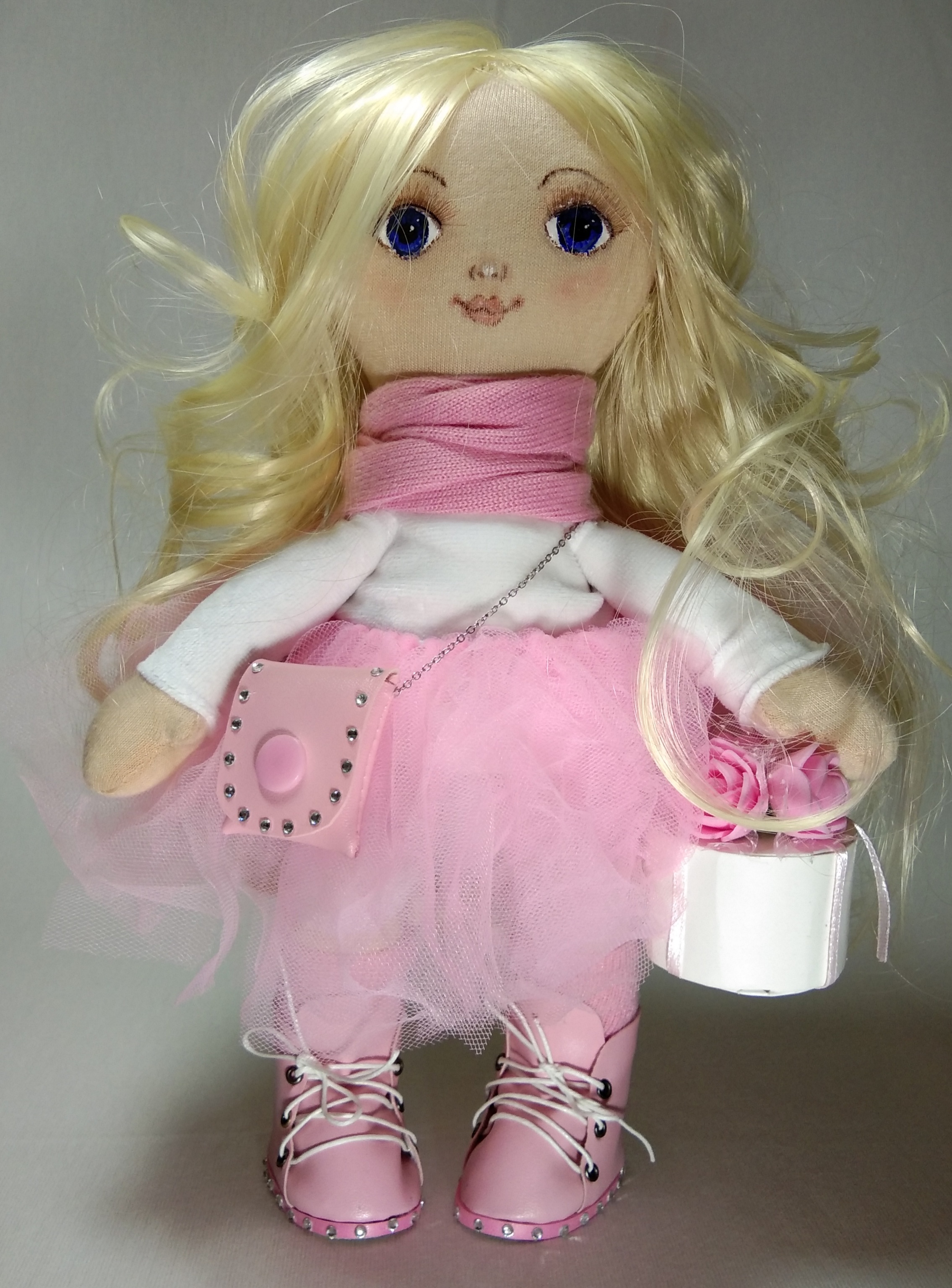 Фотография покупателя товара Набор для шитья. Интерьерная кукла «Энни», 30 см - Фото 6