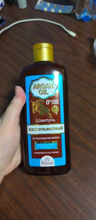 Фотография покупателя товара Шампунь Argan Oil бессульфатный против выпадения, 400 мл - Фото 4