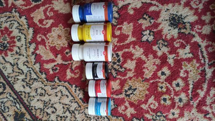 Фотография покупателя товара Гуашь художественная в банке 100 мл, ЗХК "Сонет", жёлтая (3627211) - Фото 2