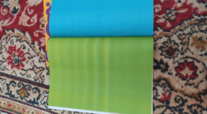 Фотография покупателя товара Бумага цветная двусторонняя А4 «1 сентября:Учись на 5» 24 листа 8 цветов мелованная, плотность 70-75 г/м², обложка 80 г/м²