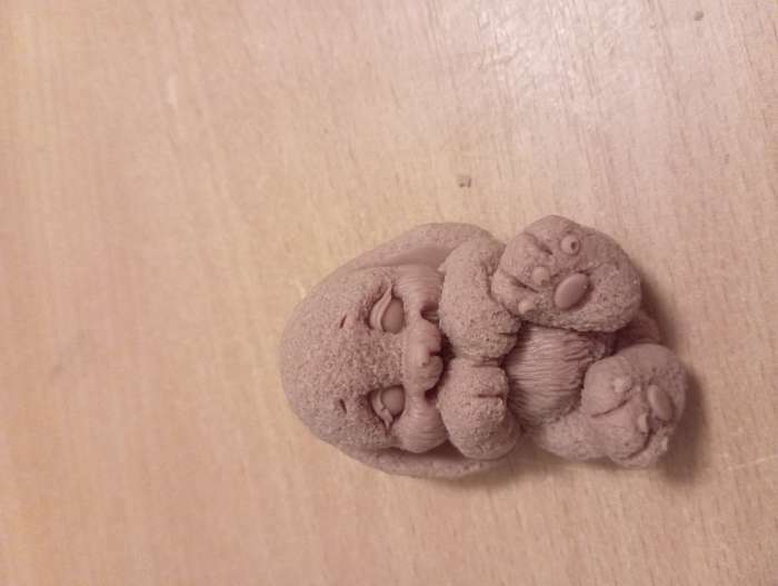 Фотография покупателя товара Силиконовый молд «Лапочка зайка», 6×4,1×3,6 см, цвет бирюзовый - Фото 1