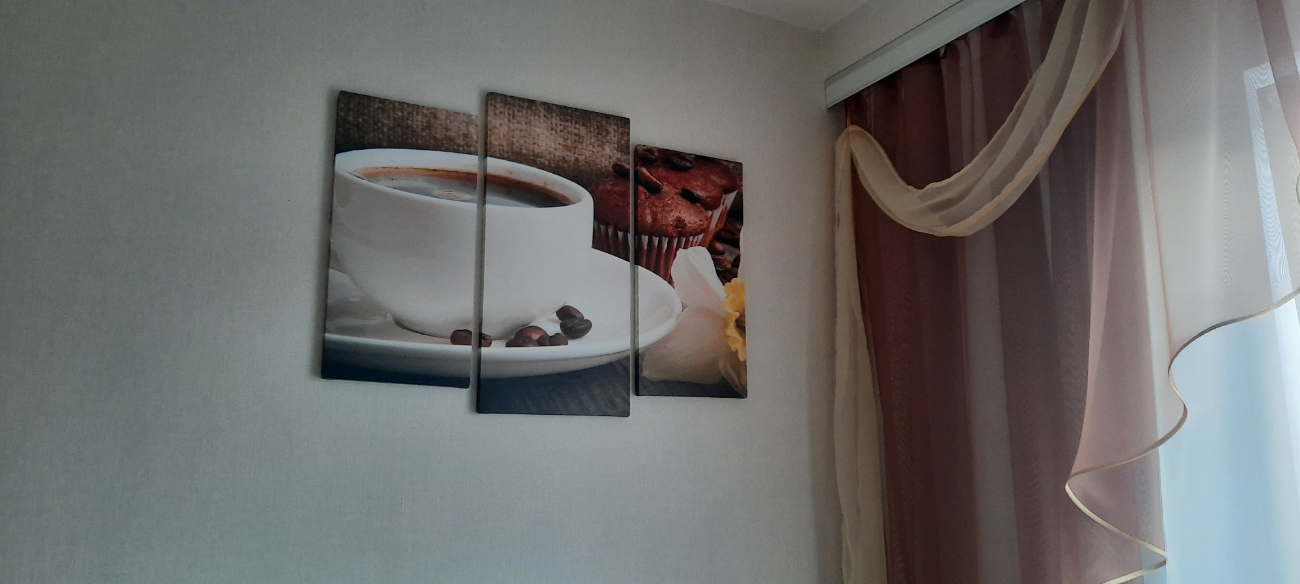 Фотография покупателя товара Картина модульная на подрамнике "Кофе" 2шт-25,5*50,5см, 30,5*60см, 60х100 см - Фото 5