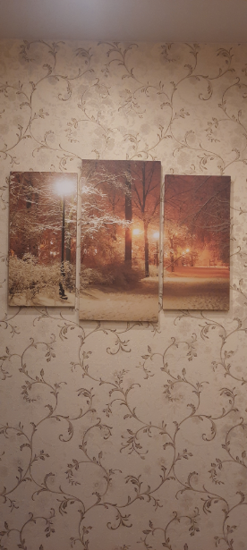 Фотография покупателя товара Картина модульная на подрамнике "Зима" 2шт-25х50, 1шт-30х60 ;60*80 см - Фото 8