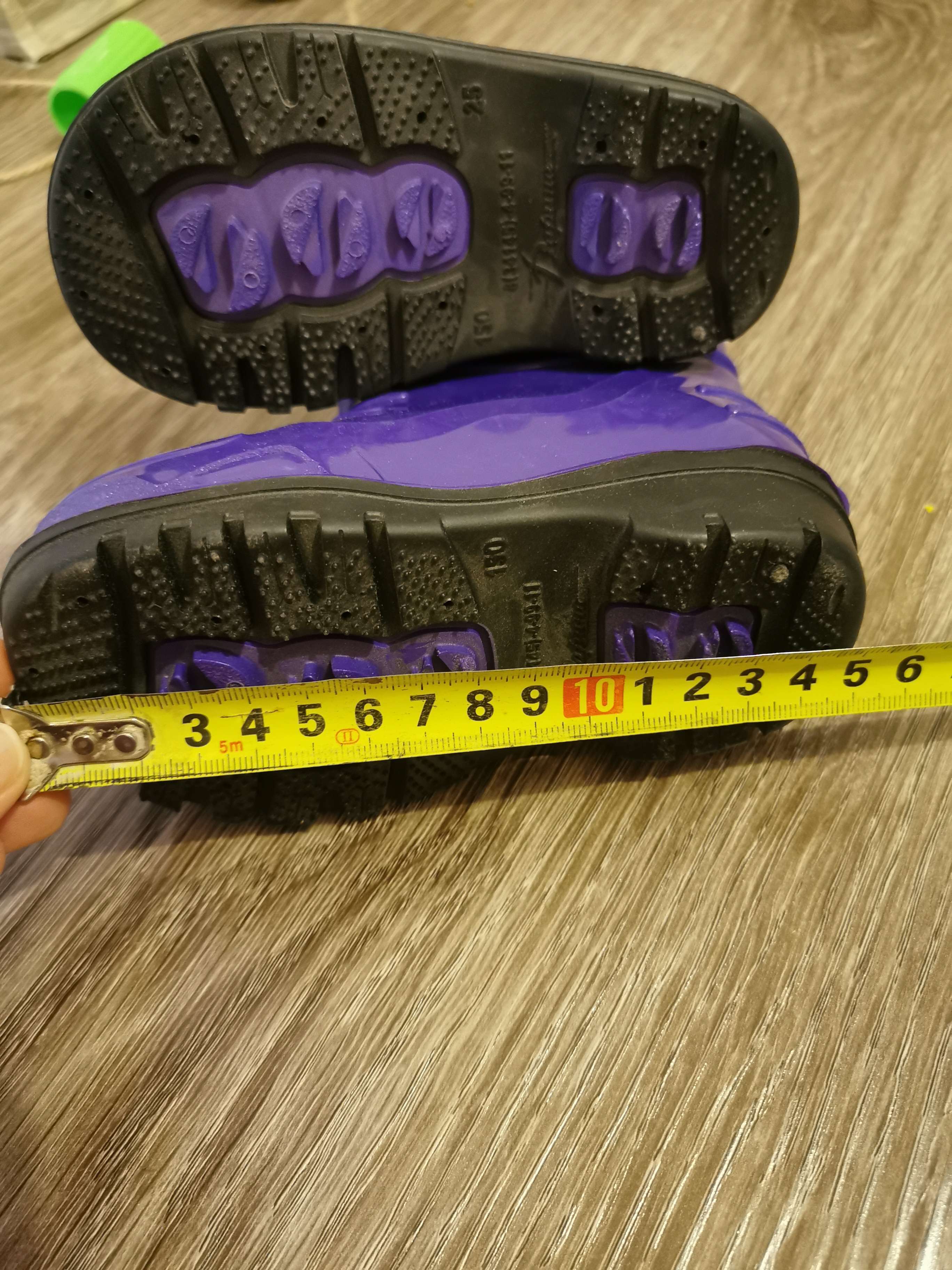 Фотография покупателя товара Сапоги детские, цвет фиолетовый, размер 25 (15 см)