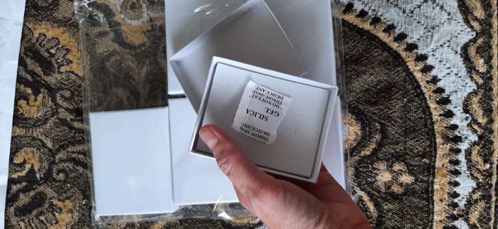 Фотография покупателя товара Коробочка подарочная под набор «Минимал», 7×9 см, красная - Фото 9