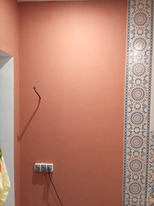 Фотография покупателя товара Краска водно-дисперсионная для стен и потолков моющаяся белая 3кг - Фото 3