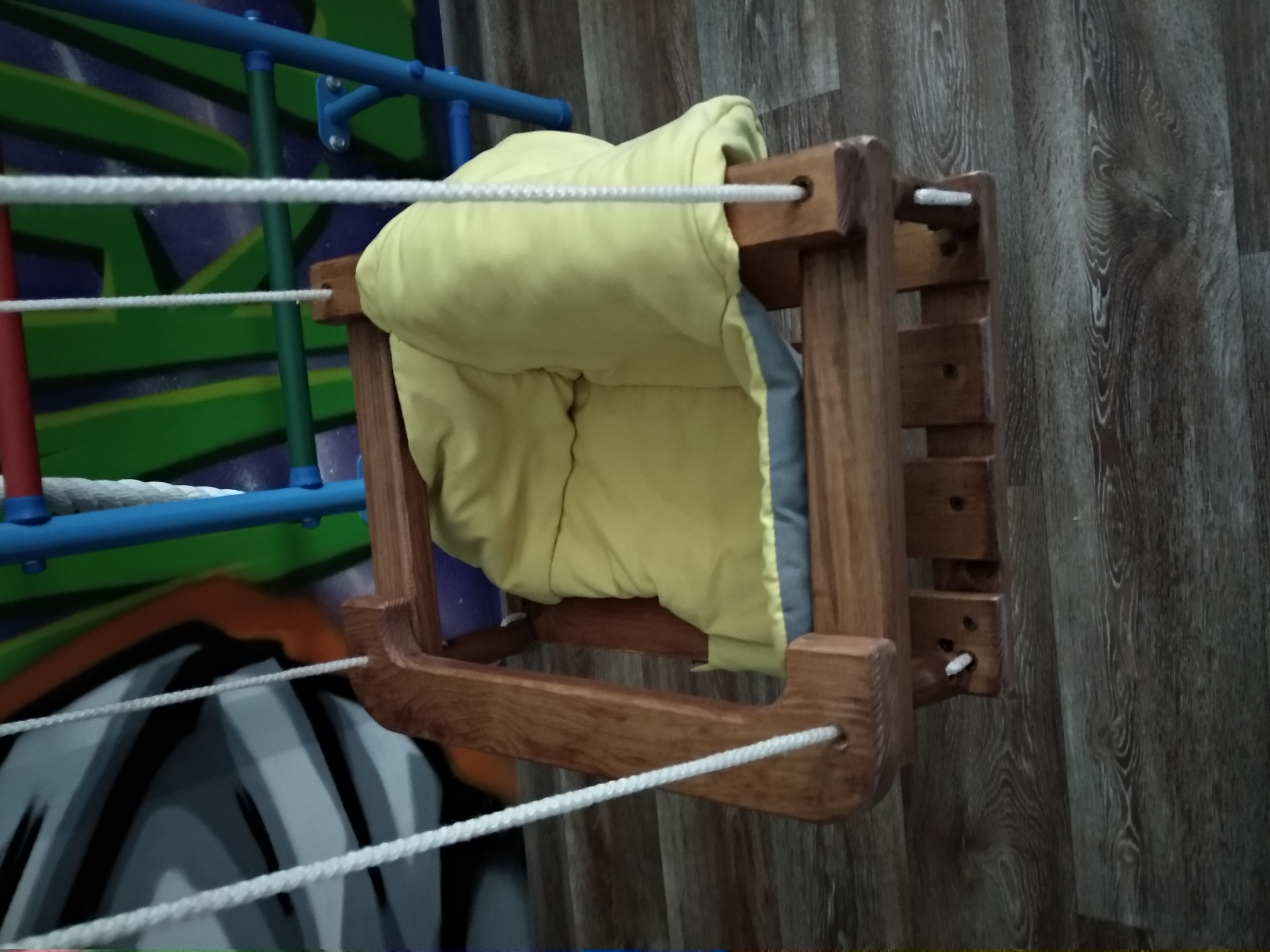 Фотография покупателя товара Кресло подвесное деревянное, сиденье 30×40см - Фото 1