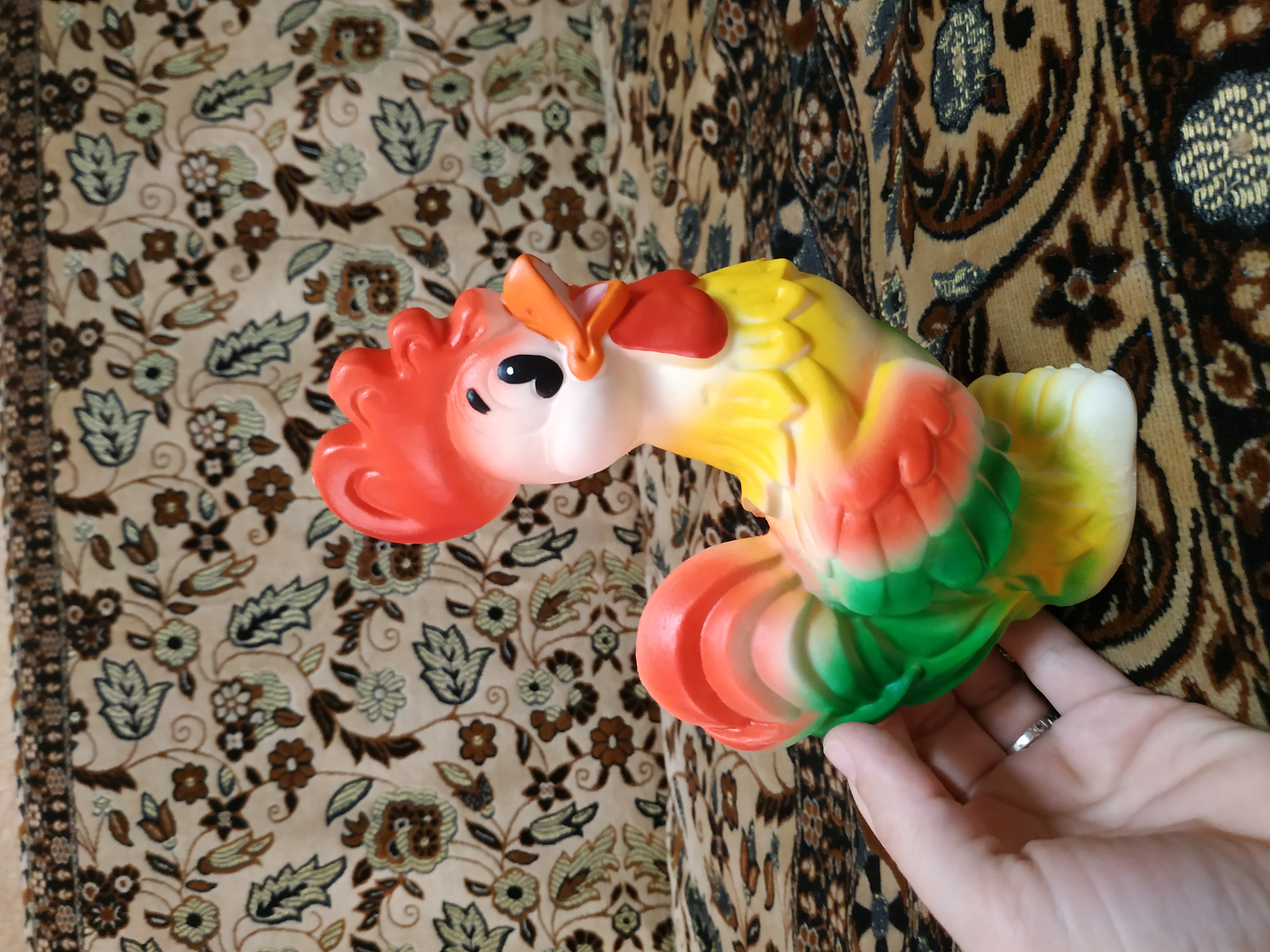 Фотография покупателя товара Резиновая игрушка «Петя-петушок» - Фото 4