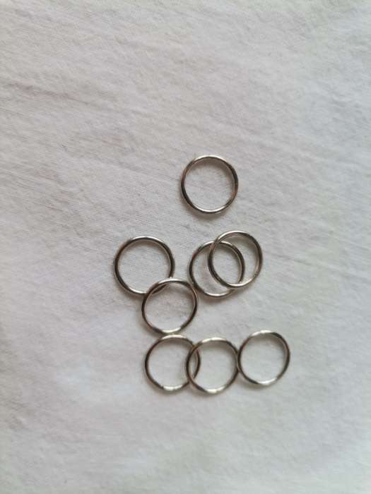 Фотография покупателя товара Кольцо для бретелей, металлическое, 10 мм, 20 шт, цвет серебряный - Фото 2
