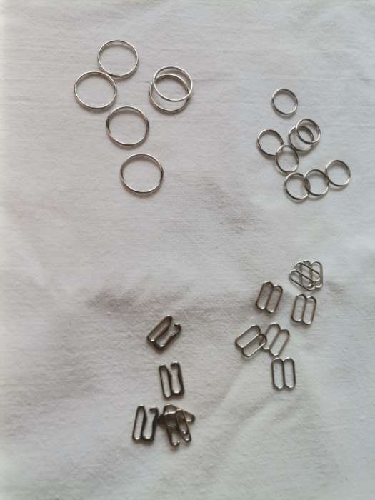 Фотография покупателя товара Кольцо для бретелей, металлическое, 10 мм, 20 шт, цвет серебряный - Фото 1