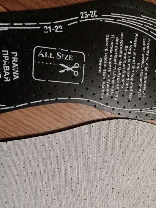 Фотография покупателя товара Стельки для обуви, антибактериальные, дышащие, универсальные, р-р RU до 34,5 (р-р Пр-ля до 35), 23 см, пара, цвет серый - Фото 3