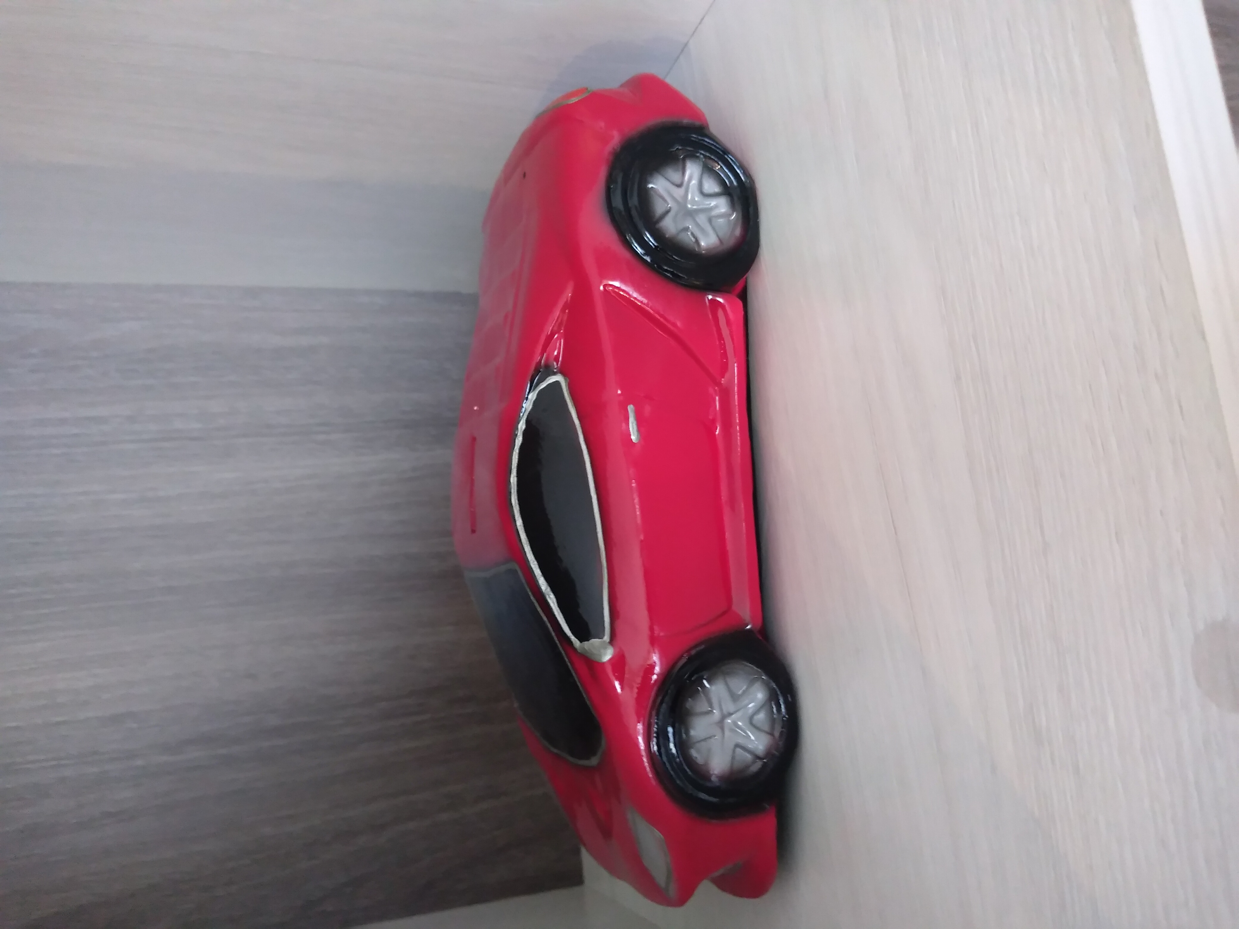 Фотография покупателя товара Копилка "Машина мечты", глянец, цвет красный, 9 см - Фото 1