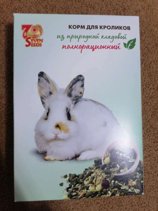 Фотография покупателя товара Корм Seven Seeds для кроликов, 400 г - Фото 1