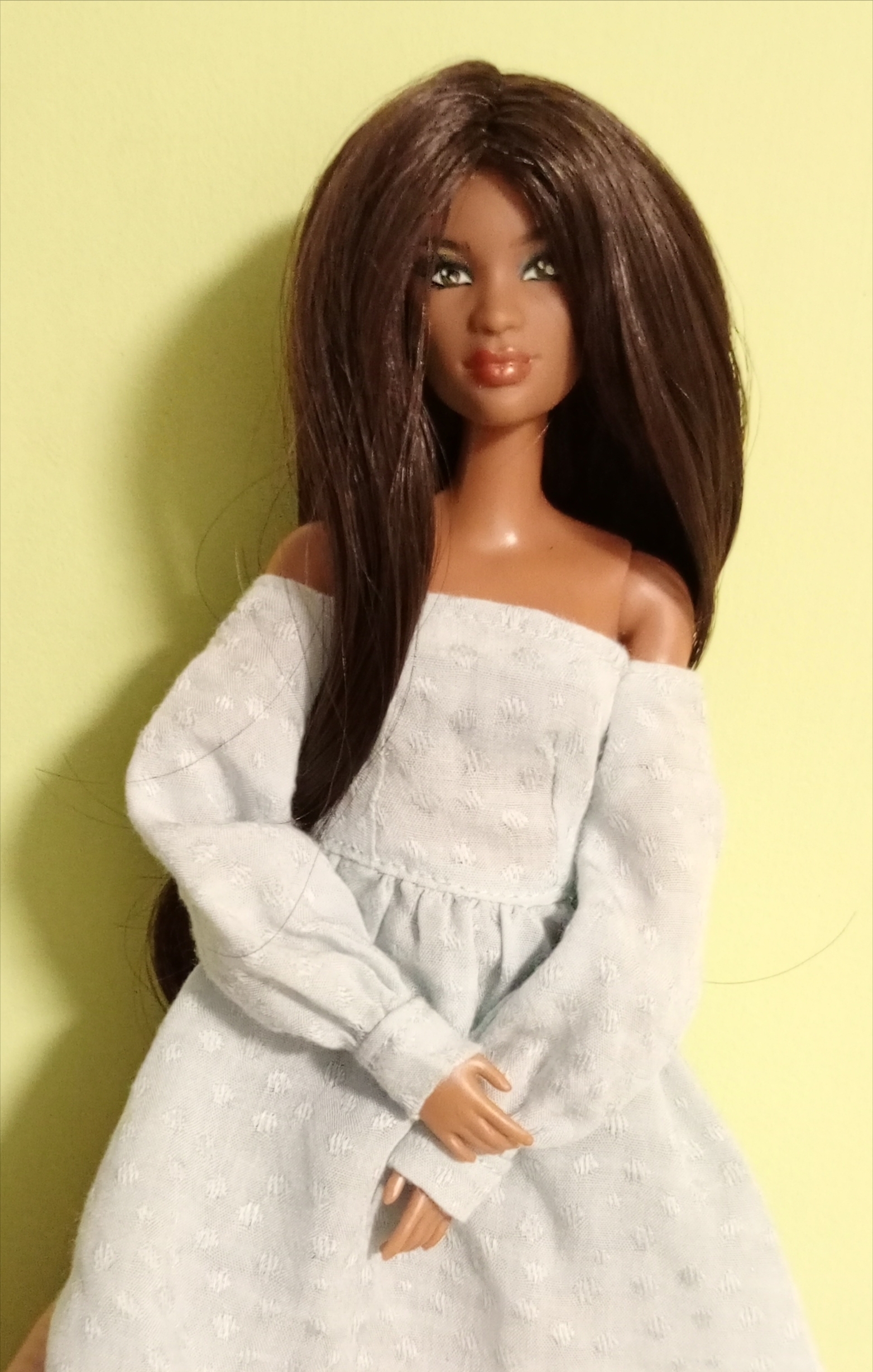 Фотография покупателя товара Волосы для кукол «Волнистые с хвостиком» размер маленький, цвет 4А - Фото 1