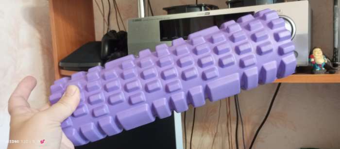 Фотография покупателя товара Ролик массажный Sangh, 30х10 см, цвет фиолетовый - Фото 1