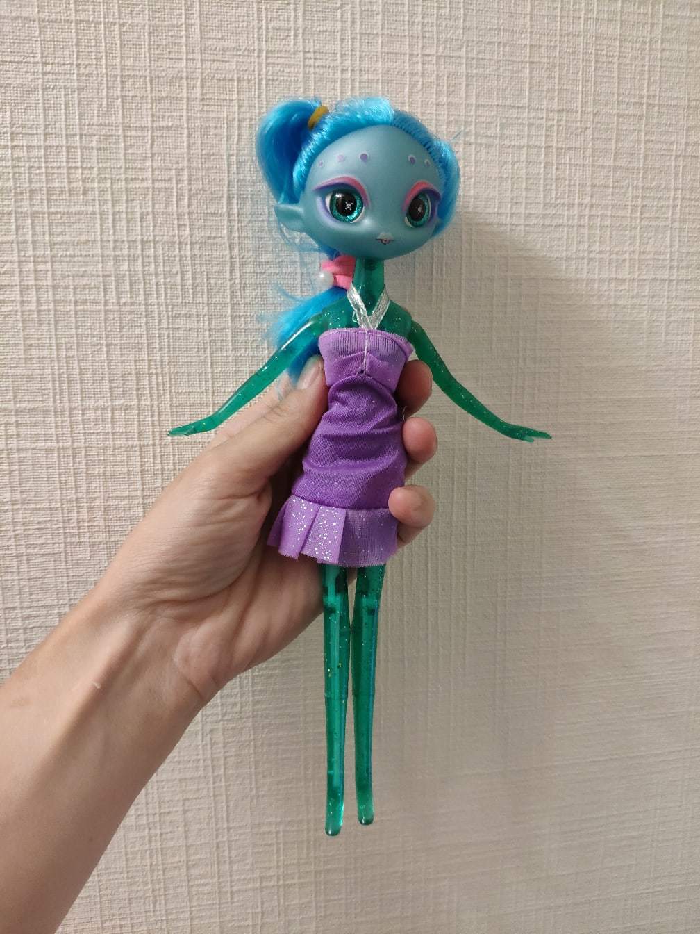 Фотография покупателя товара Кукла «Инопланетянка» цвета МИКС - Фото 3