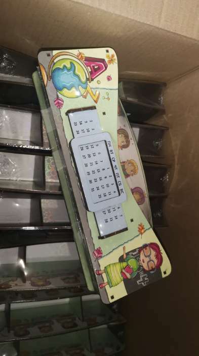 Фотография покупателя товара Органайзер для канцелярии «Выбор отличницы», вечный календарь - Фото 4