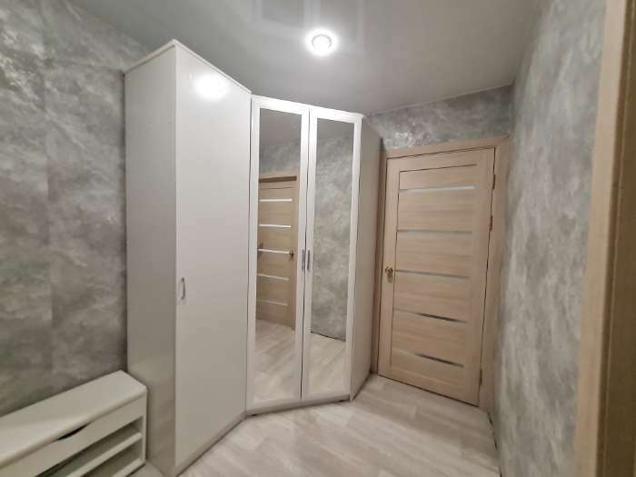 Фотография покупателя товара Шкаф угловой «Тиффани» №35, с зеркалом, 1070×1070×2250 мм, цвет белый текстурный - Фото 1