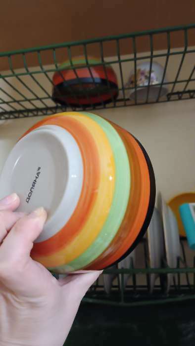 Фотография покупателя товара Салатник Доляна «Индия», 300 мл, d=11 см, керамика, разноцветный - Фото 2