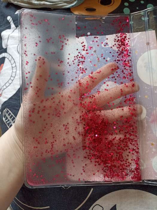 Фотография покупателя товара Ежедневник в обложке шейкер А5, 96 листов «Космос внутри тебя» - Фото 5