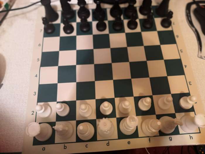 Фотография покупателя товара Шахматные фигуры турнирные, пластик, король h-10.5 см, пешка h-5 см - Фото 8