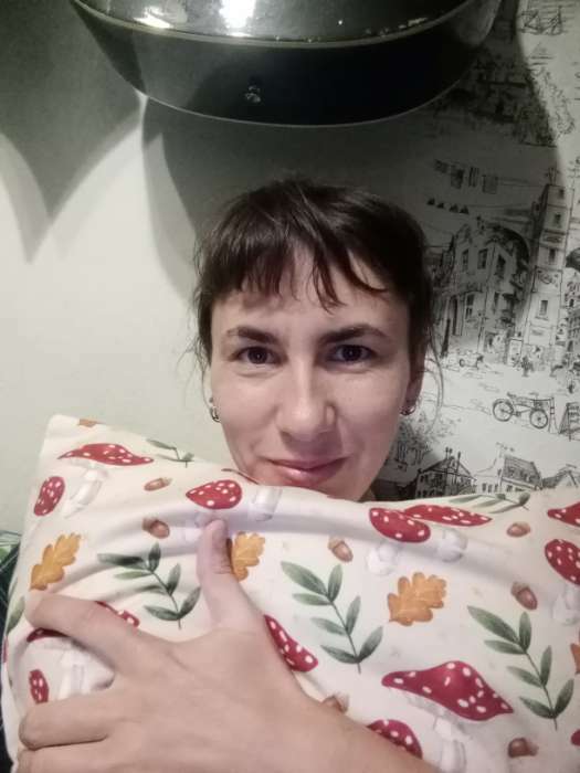 Фотография покупателя товара Наволочка декоративная Этель «Грибы» 40×40 см, 100% п/э, велюр - Фото 6