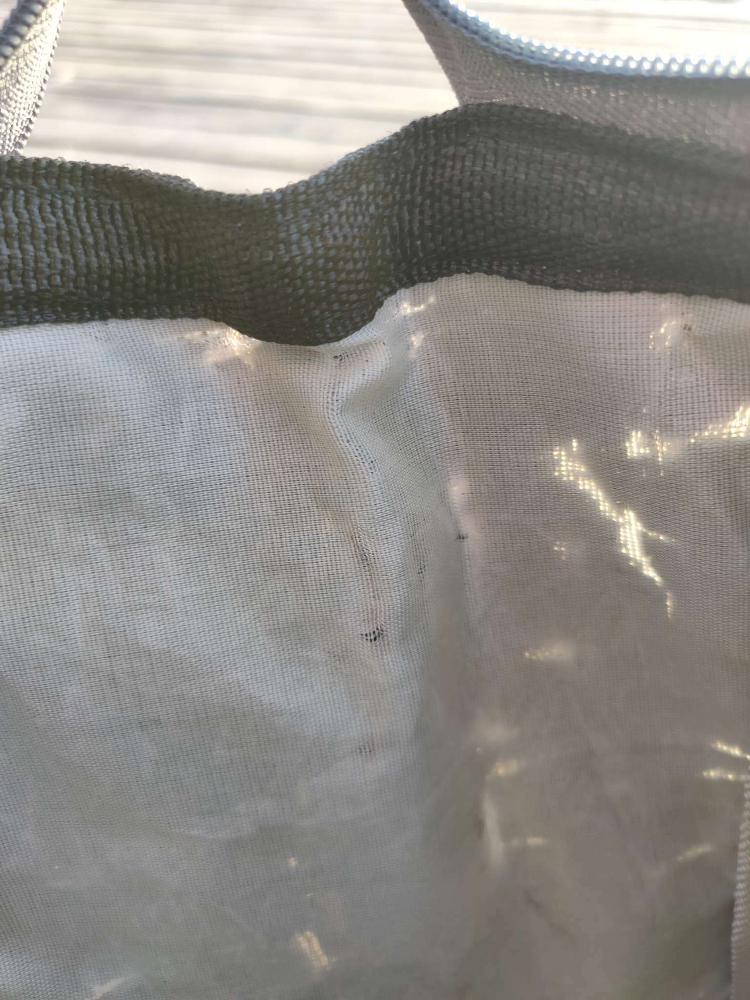 Фотография покупателя товара Рюкзак текстильный, с карманом «ЖИВИ В КАЙФ»,25х13х38, серый - Фото 5