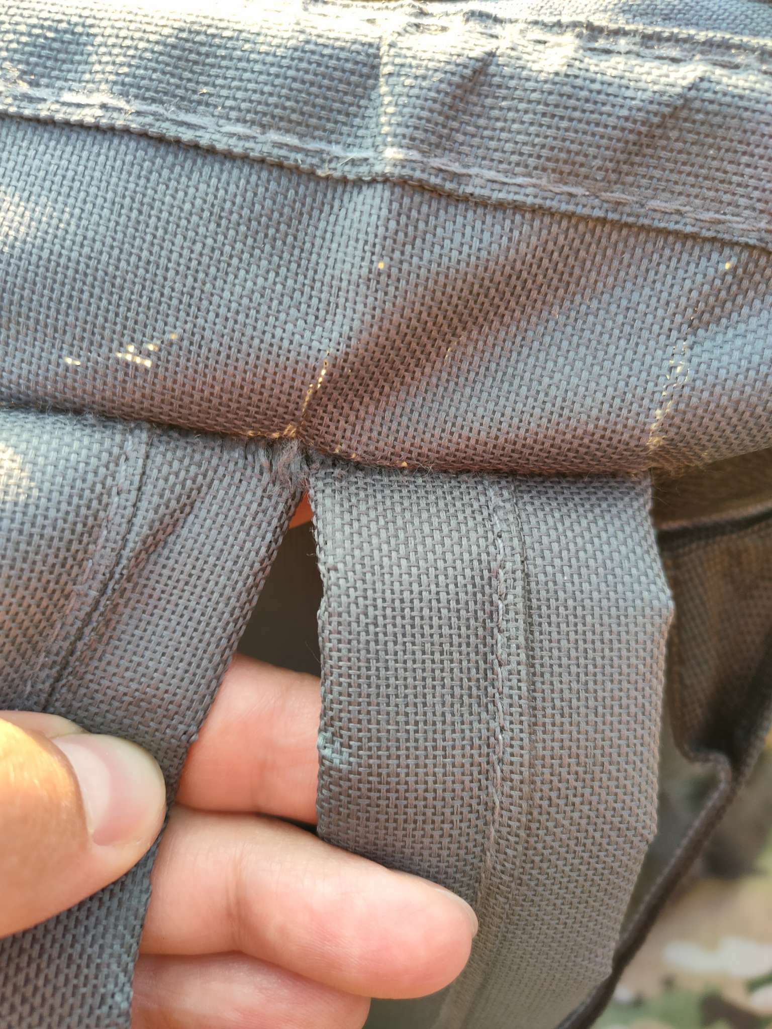 Фотография покупателя товара Рюкзак текстильный, с карманом «ЖИВИ В КАЙФ»,25х13х38, серый - Фото 2