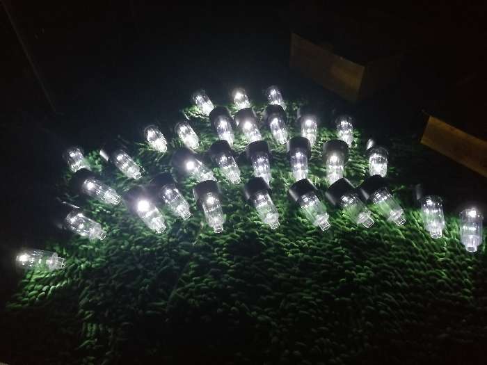Фотография покупателя товара Садовый светильник на солнечной батарее «Цилиндр», 4.5 × 30 × 4.5 см, 1 LED, свечение белое - Фото 10