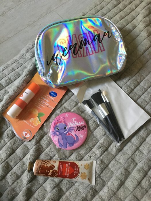 Фотография покупателя товара Набор кистей для макияжа SMOKY, нейлоновых, 5 шт., чёрный - Фото 1