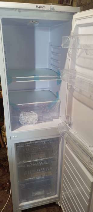 Фотография покупателя товара Холодильник "Бирюса" 120, двухкамерный, класс А, 205 л, белый - Фото 2