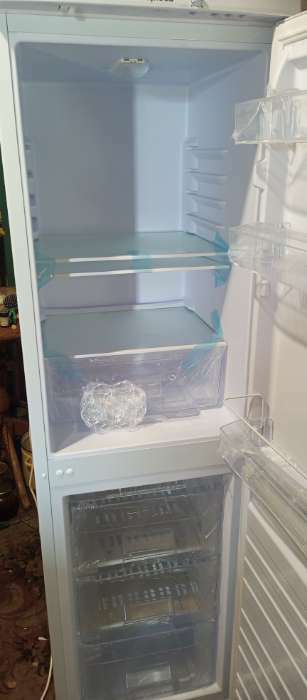 Фотография покупателя товара Холодильник "Бирюса" 120, двухкамерный, класс А, 205 л, белый - Фото 4